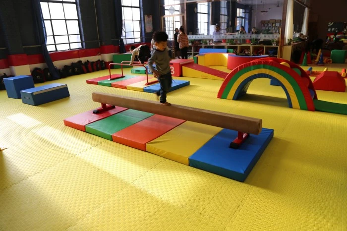 Low Balance Beam And Mats